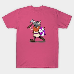 Viking Berserker Cartoon (Player 6 / pink version) T-Shirt